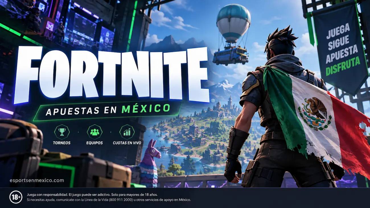 Apuestas de Fortnite en México: mercados, torneos FNCS y estado de la oferta